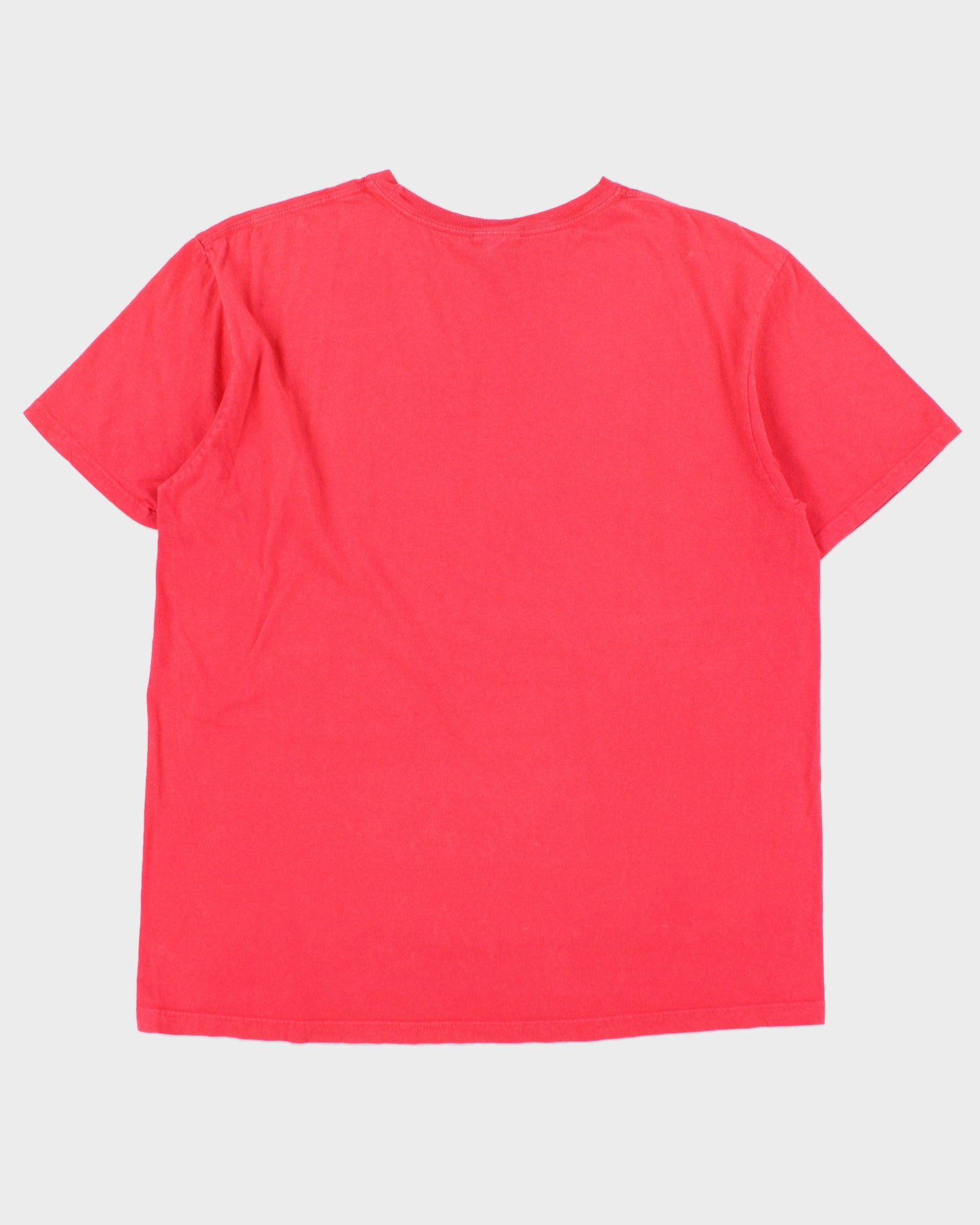 Vintage Y2K 00s Polo Ralph Lauren Hot Pink Heavyweight Crewneck T-Shirt - M