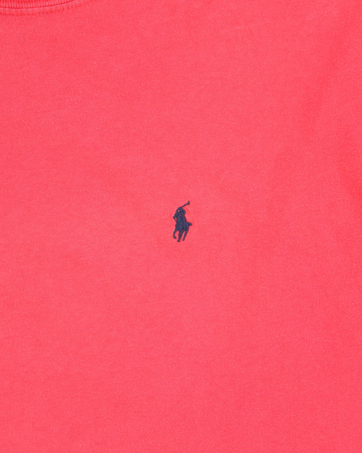 Vintage Y2K 00s Polo Ralph Lauren Hot Pink Heavyweight Crewneck T-Shirt - M