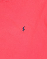 Vintage Y2K 00s Polo Ralph Lauren Hot Pink Heavyweight Crewneck T-Shirt - M