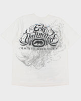 Vintage Y2K 00s Ecko UNLTD Heavyweight Demented &amp; Deranged Classic Crewneck T-Shirt - XL