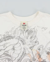 Vintage Y2K 00s Ecko UNLTD Heavyweight Demented &amp; Deranged Classic Crewneck T-Shirt - XL