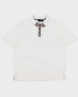 Hugo Boss Parlay 130 Striped Placket Short Sleeve Mercerised Polo Shirt - XL