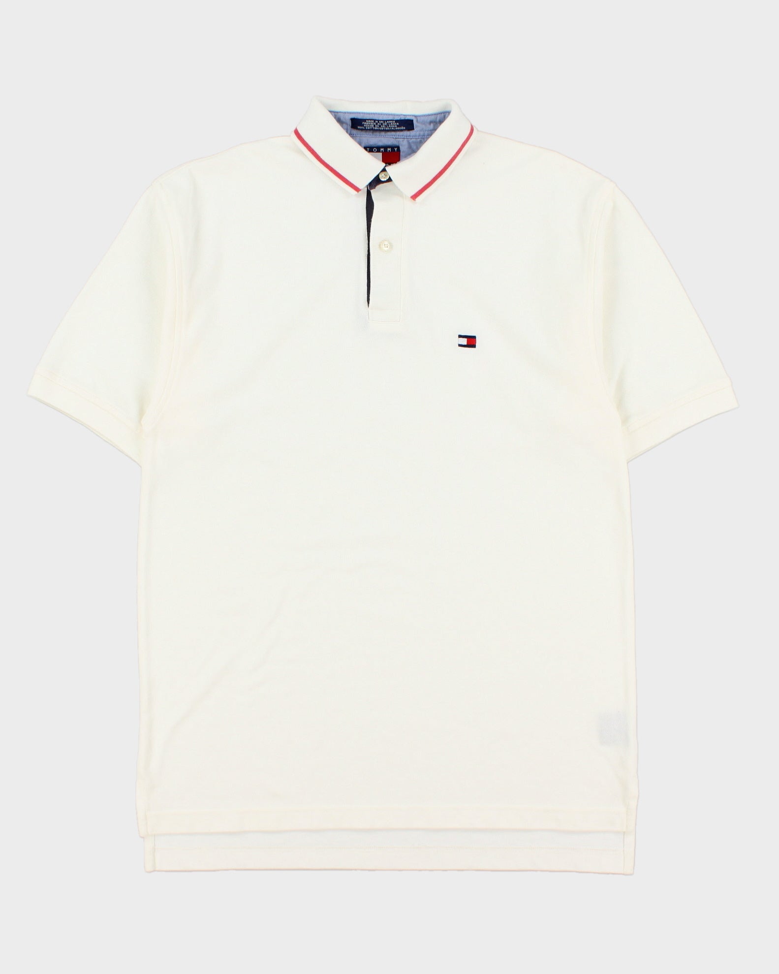 Vintage 1990s Tommy Hilfiger Heavyweight Classic Short Sleeve Polo Shirt - M