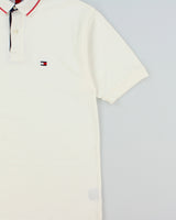 Vintage 1990s Tommy Hilfiger Heavyweight Classic Short Sleeve Polo Shirt - M