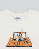Vintage 2001 Hextalls Dynasty Heavyweight Hanes Ice Hockey Crewneck T-Shirt - S