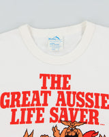 Vintage 1991 Tooheys Australian Beer Heavyweight Marlin Single Stitch Made In Australia Crewneck T-Shirt - L