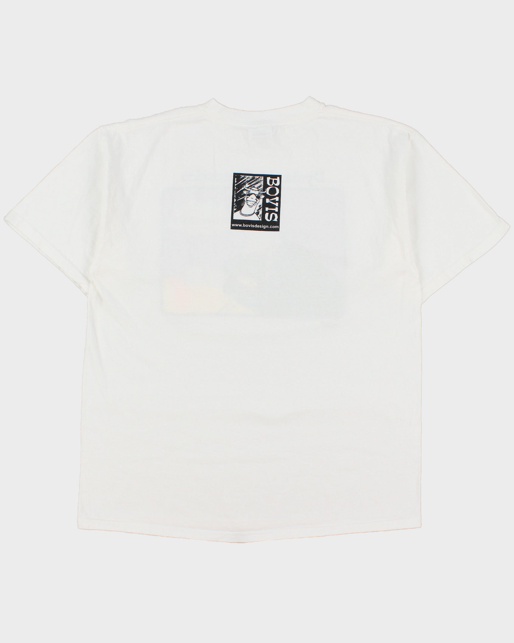 Vintage 1990s Bovis 'Dyslexic Agnostics Heavyweight Tultex Made In Canada Crewneck T-Shirt - XL