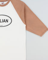 Vintage Y2K 00s Julian California Heavyweight Anvil Tan Crewneck Raglan Baseball T-Shirt - L