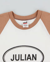 Vintage Y2K 00s Julian California Heavyweight Anvil Tan Crewneck Raglan Baseball T-Shirt - L