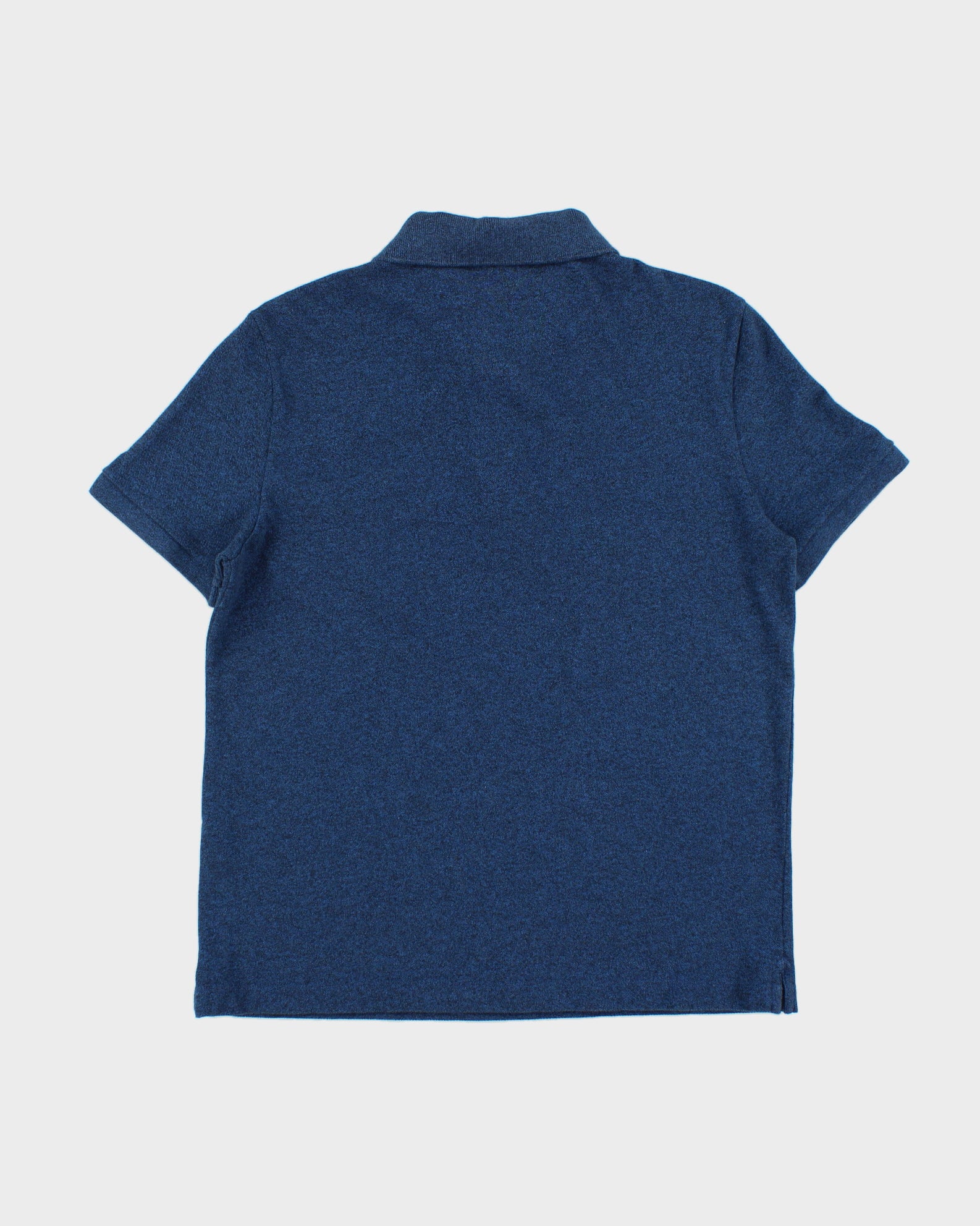 Vintage Lacoste Navy Marl Slim Fit Short Sleeve Polo Shirt - L