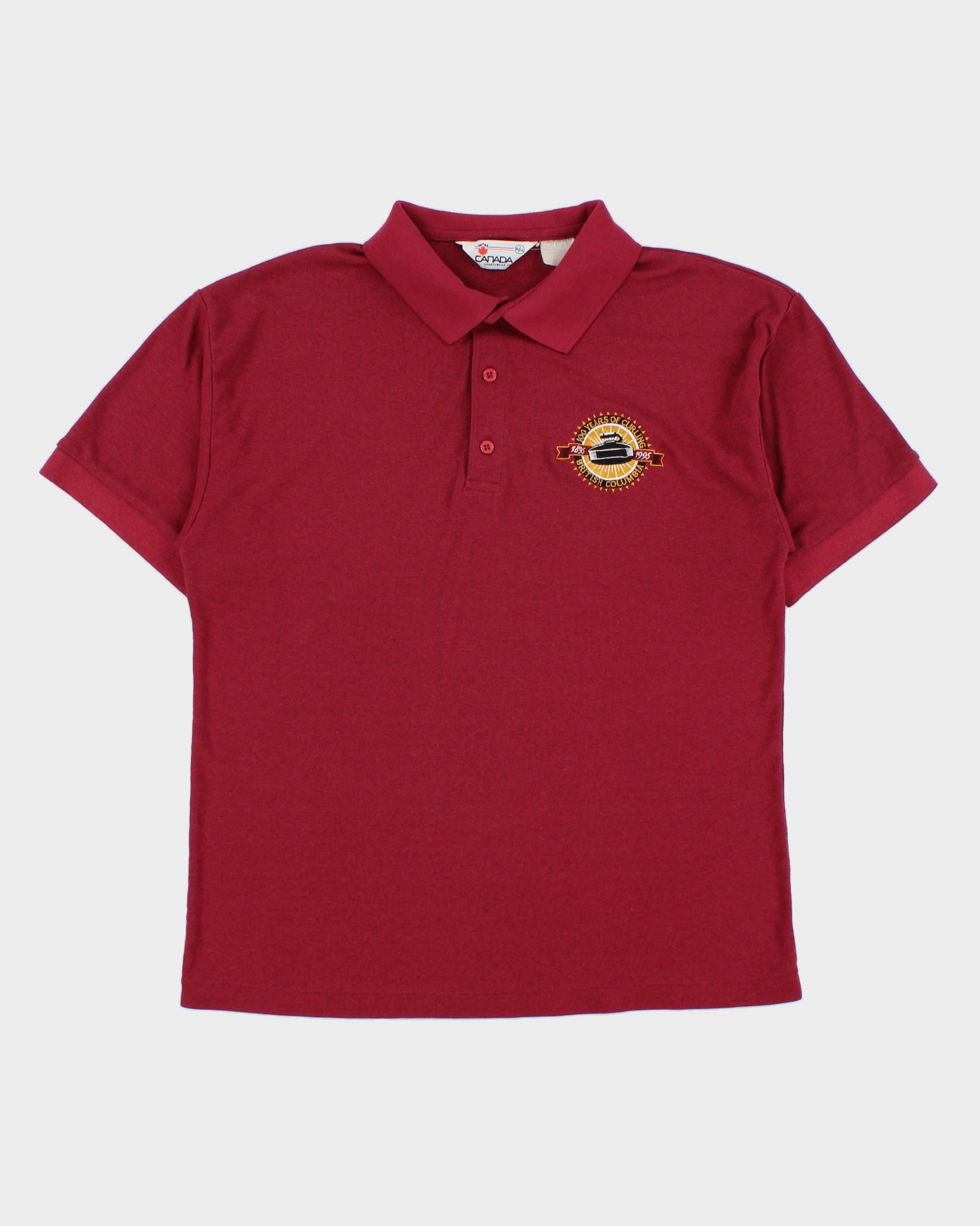 Vintage 1990s Canada Sportswear Co. Short Sleeve Single Stitch Polo Shirt - XL