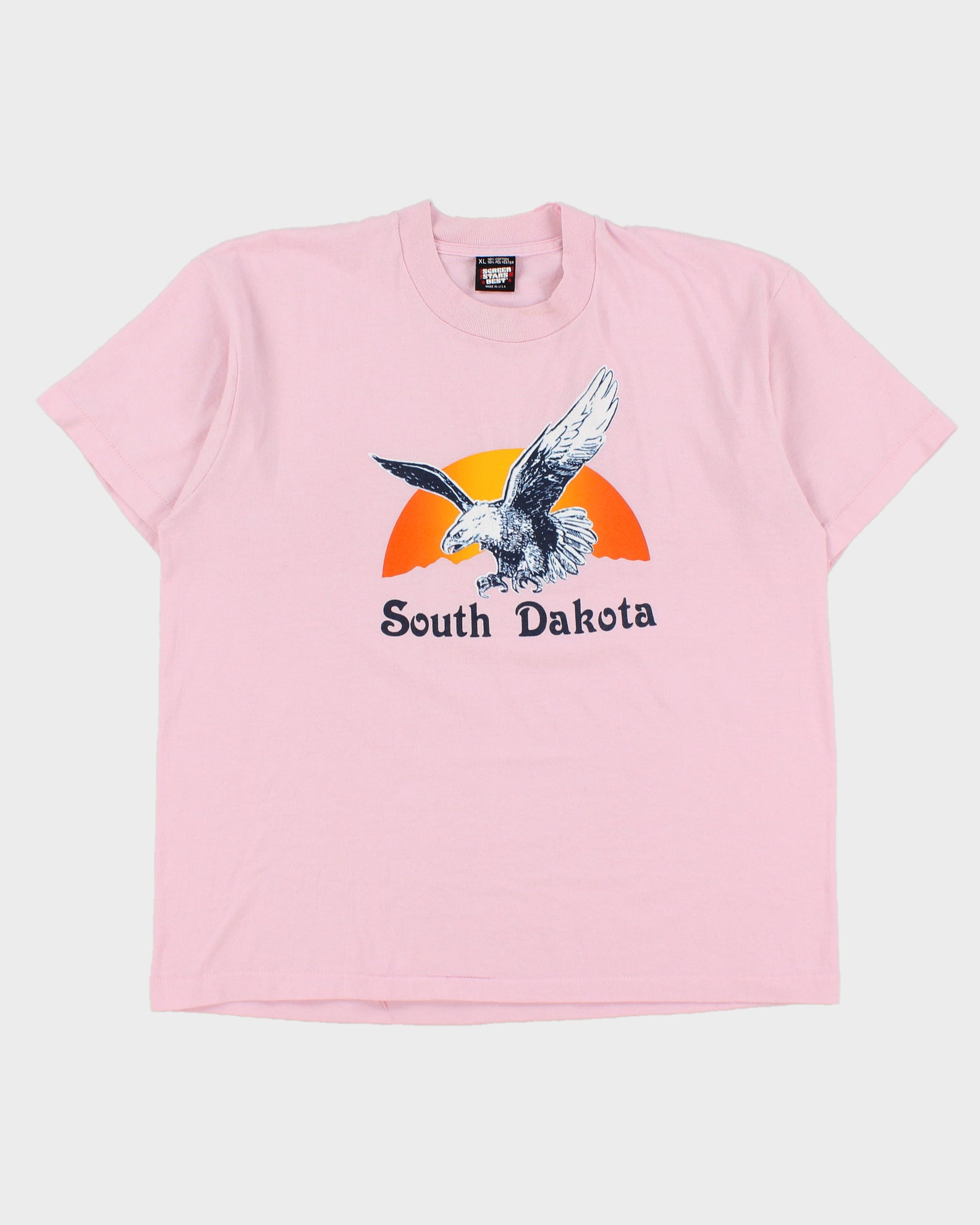 Vintage 1990s South Dakota Made In U.S.A Single Stitch Graphic T-Shirt - XL