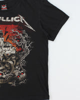 Vintage Y2K 2000s Hot Rock Metallica Master Of Puppets Graphic Crewneck T-Shirt - L