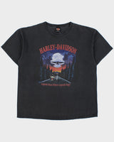 Vintage 2000 House Of Harley Davidson Heavyweight Anchorage Alaska Made In USA Crewneck T-Shirt - XXL