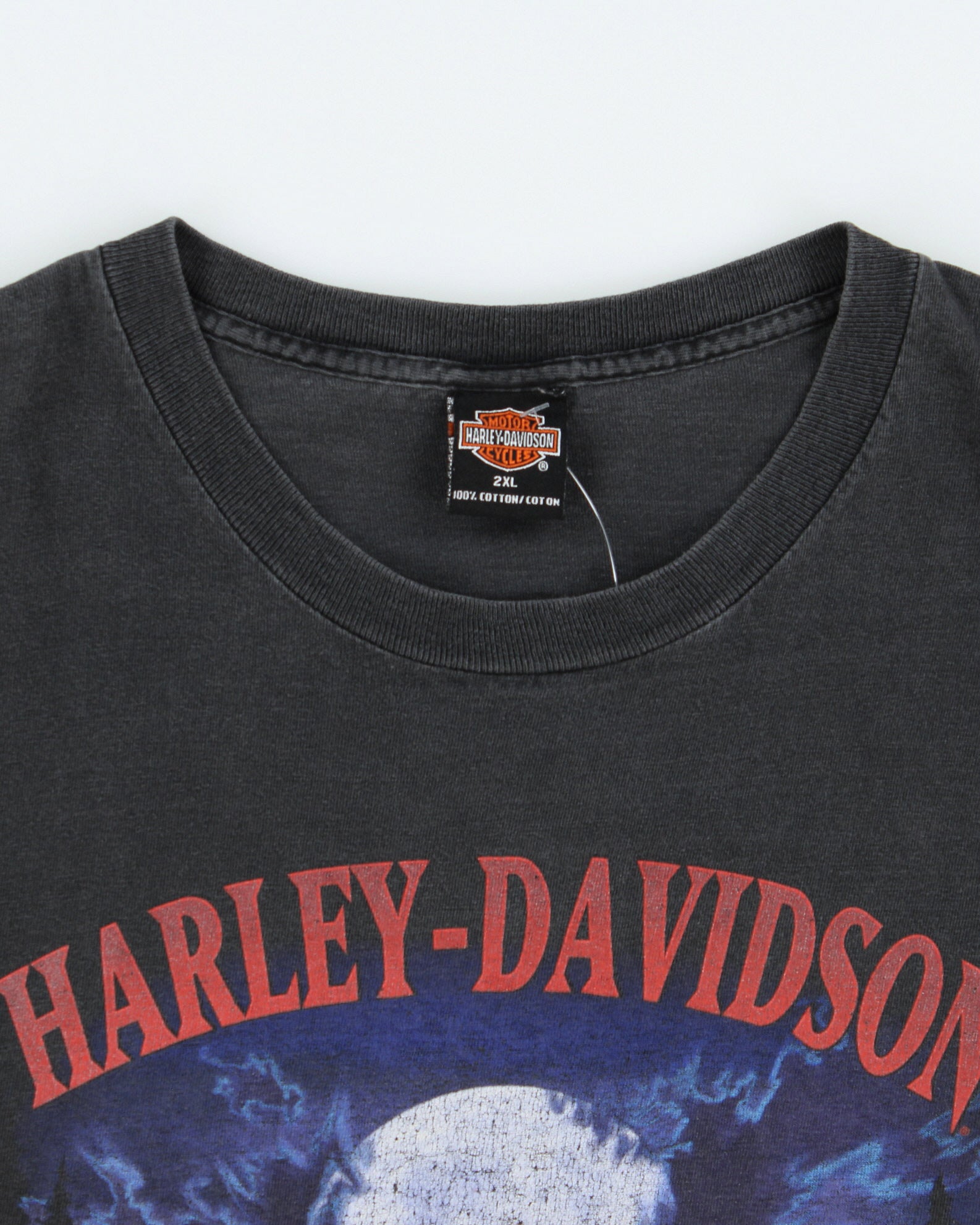 Vintage 2000 House Of Harley Davidson Heavyweight Anchorage Alaska Made In USA Crewneck T-Shirt - XXL