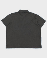 Vintage Polo Ralph Lauren Marl Grey Custom Slim Fit Short Sleeve Polo Shirt - XL