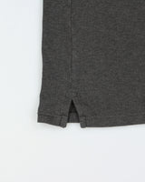 Vintage Polo Ralph Lauren Marl Grey Custom Slim Fit Short Sleeve Polo Shirt - XL