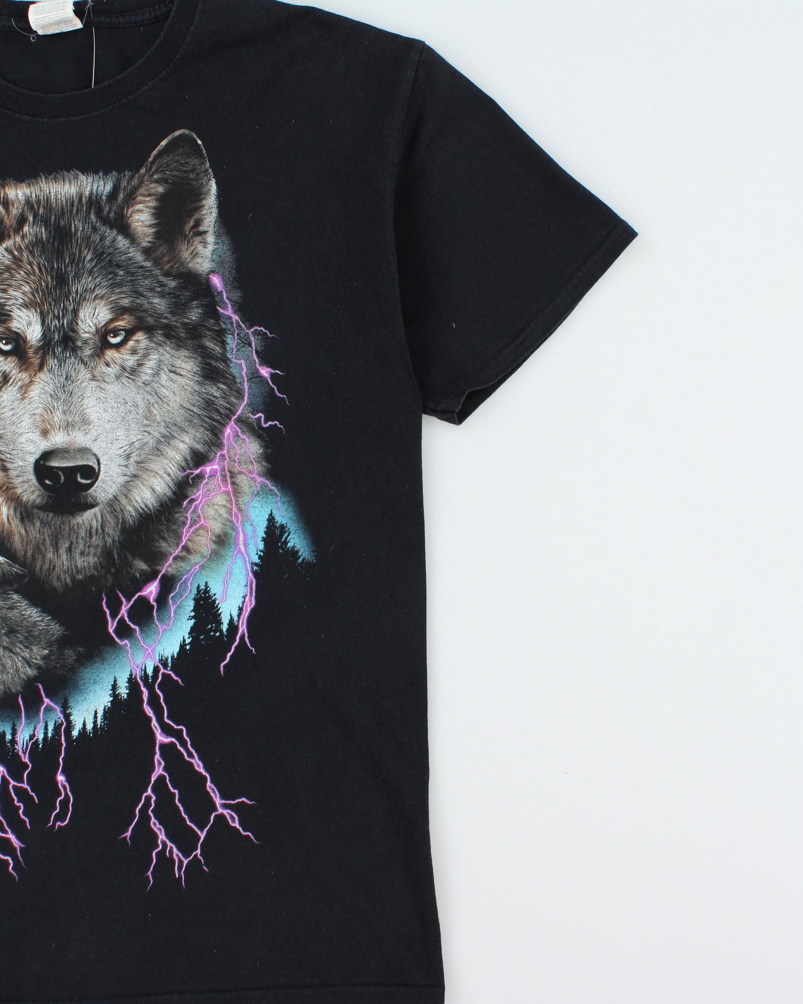 Vintage Storm Wolf Heavyweight Crewneck T-Shirt - L