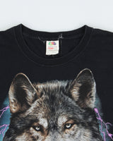 Vintage Storm Wolf Heavyweight Crewneck T-Shirt - L