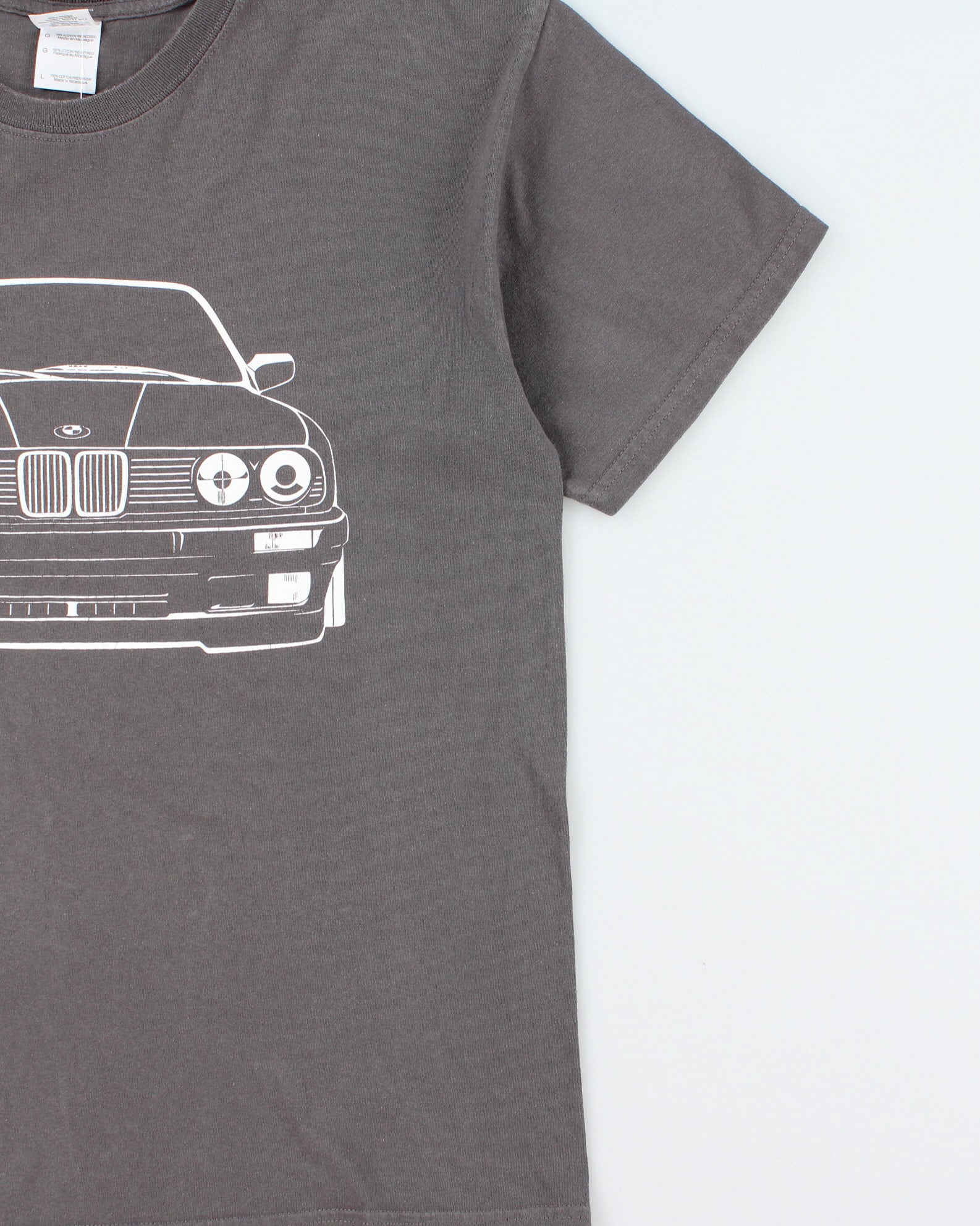 Vintage BMW E34 Heavyweight Gildan Ultra Crewneck T-Shirt - L