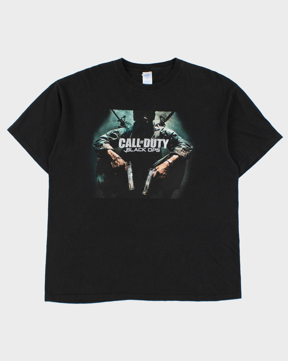 Vintage Call Of Duty Black Ops 2010 Video Game Promo Release Heavyweight M&amp;O Crewneck T-Shirt - XL