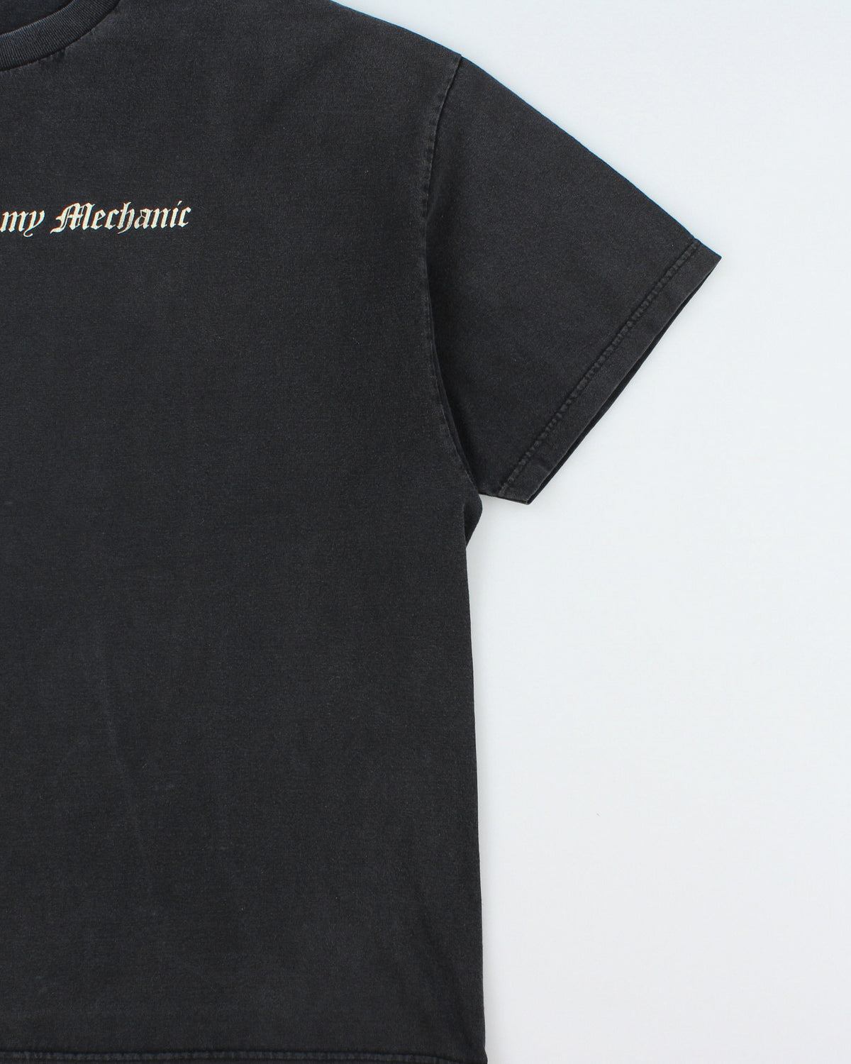 Vintage Diablos Calgary 666 The Devil Is My Mechanic Heavyweight Alstyle Crewneck T-Shirt - XXXL