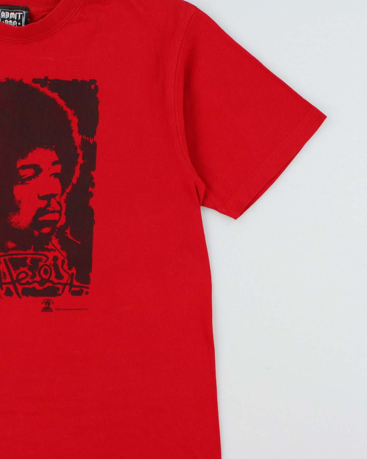 Vintage 2006 Y2K Authentic Hendrix Heavyweight Admit One Crewneck T-Shirt - M