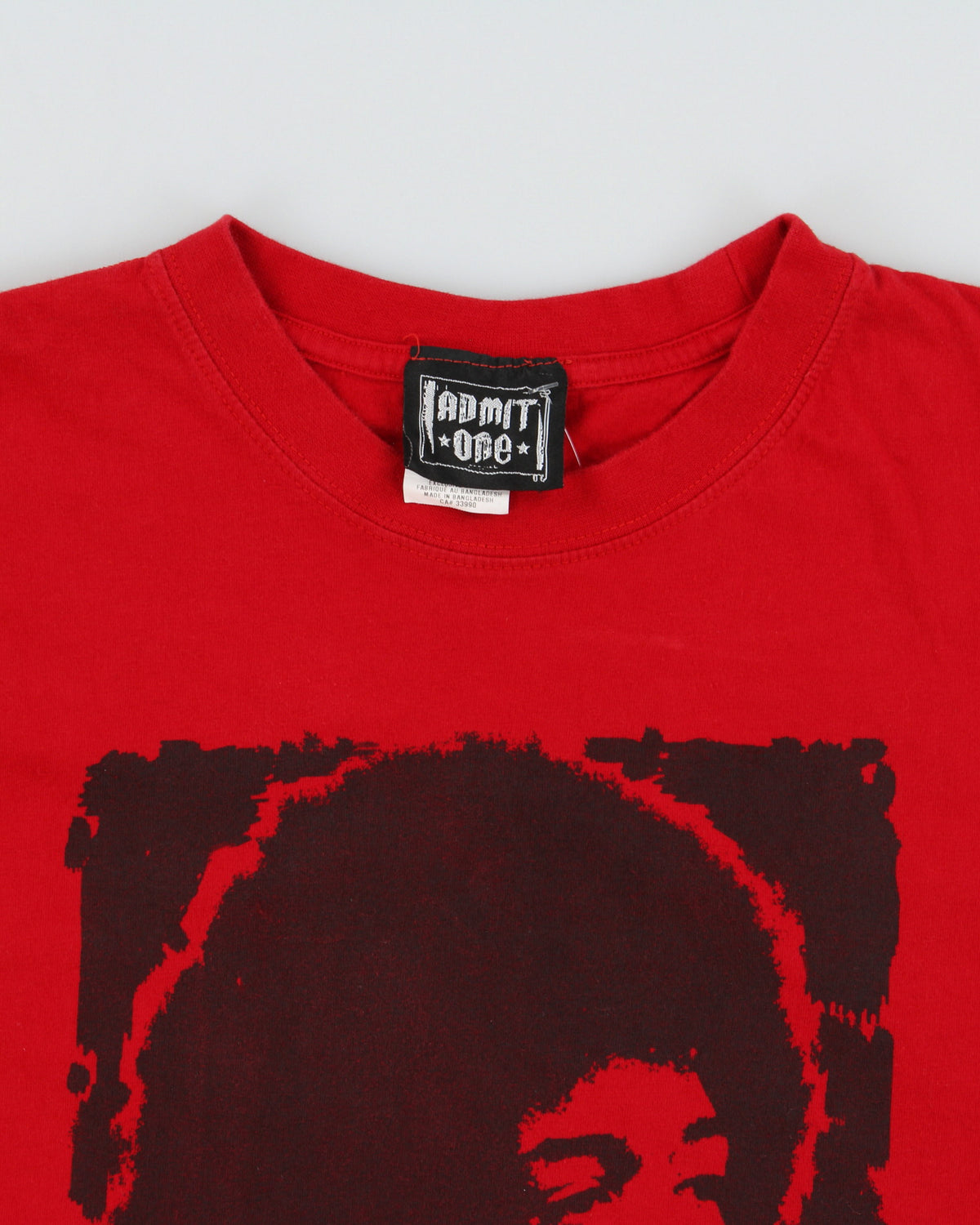 Vintage 2006 Y2K Authentic Hendrix Heavyweight Admit One Crewneck T-Shirt - M