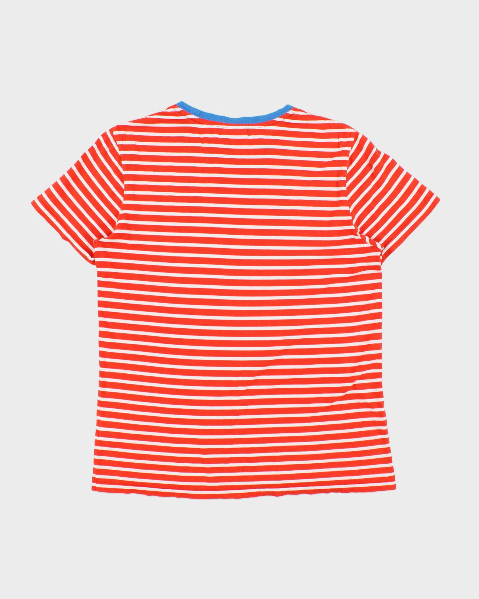Vintage Y2K 00s Lacoste Striped Croc Pique Crewneck T-Shirt - M
