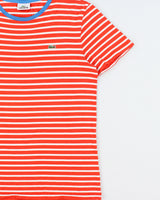 Vintage Y2K 00s Lacoste Striped Croc Pique Crewneck T-Shirt - M