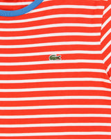 Vintage Y2K 00s Lacoste Striped Croc Pique Crewneck T-Shirt - M