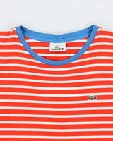 Vintage Y2K 00s Lacoste Striped Croc Pique Crewneck T-Shirt - M