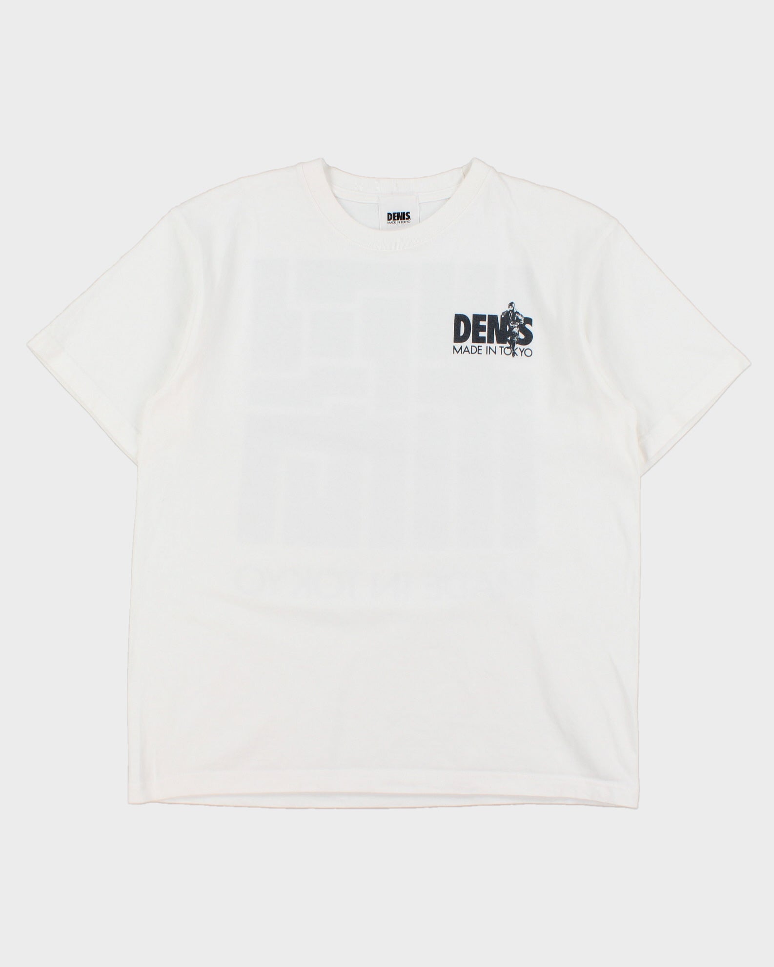 Denis Made In Tokyo Heavyweight Boxy Maze Crewneck T-Shirt - L