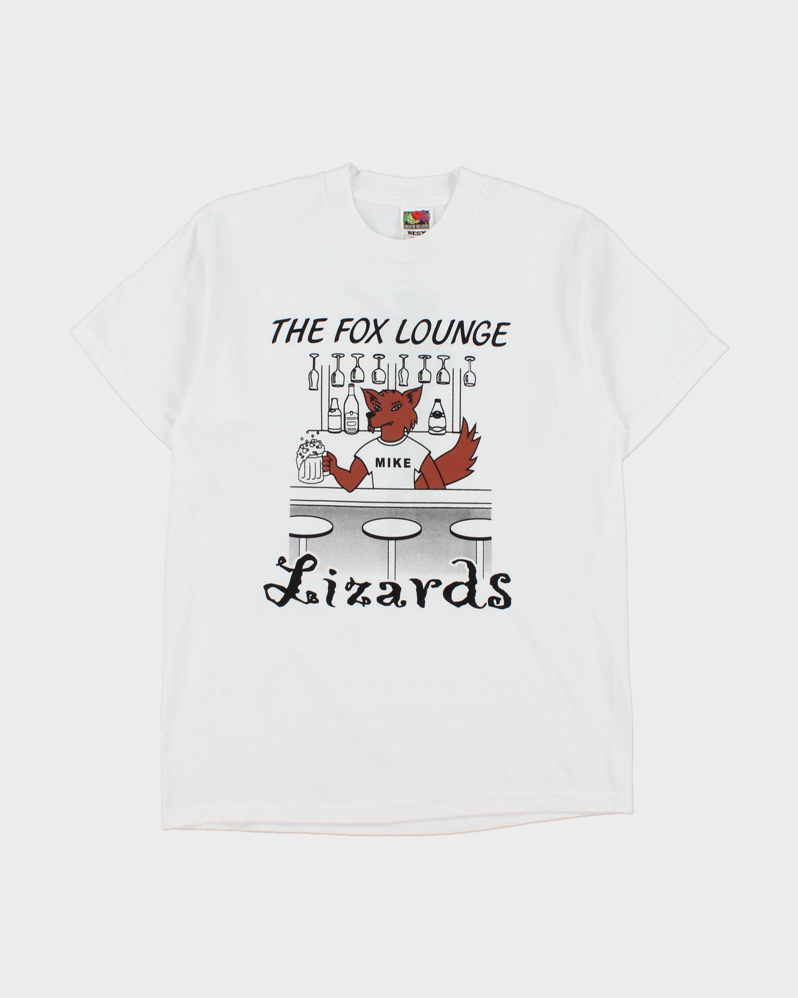 Vintage 1990s Lizards Lounge &amp; Lanes Heavyweight Made In Canada Crewneck T-Shirt - M