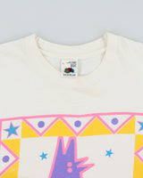 Vintage 1992 Coyote Graphic Heavyweight Single Stitch Made In Canada Crewneck T-Shirt - L