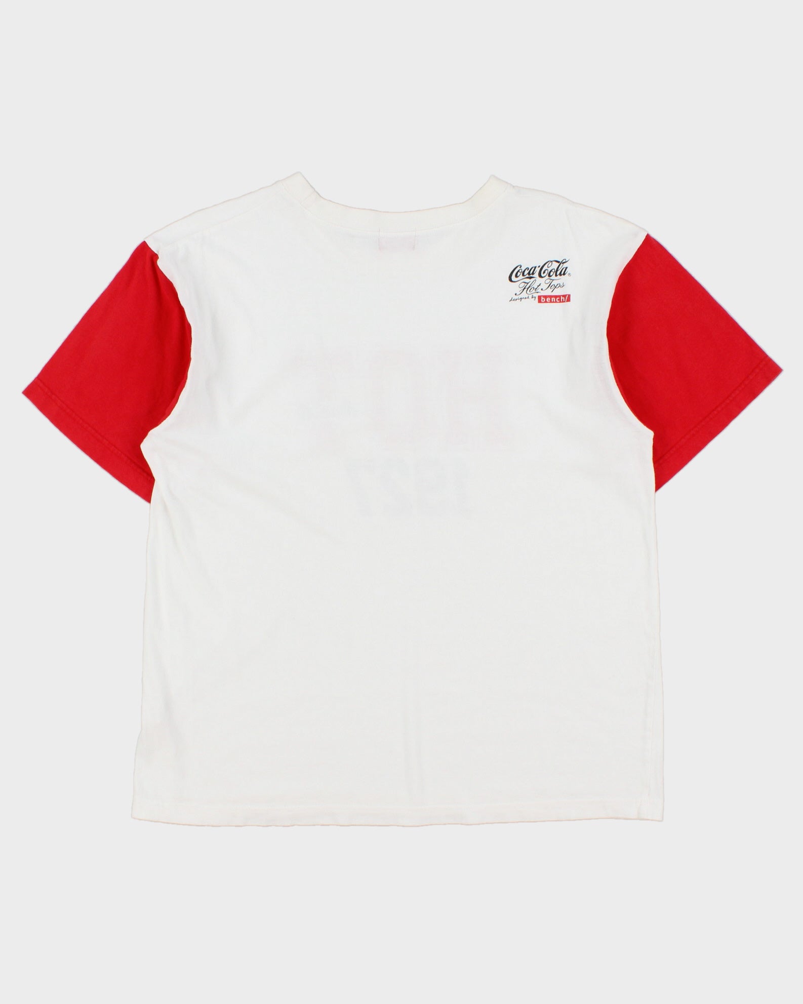 Vintage Y2K 00s Coca Cola Hot Tops By Bench Heavyweight Crewneck Raglan T-Shirt - L