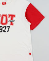 Vintage Y2K 00s Coca Cola Hot Tops By Bench Heavyweight Crewneck Raglan T-Shirt - L
