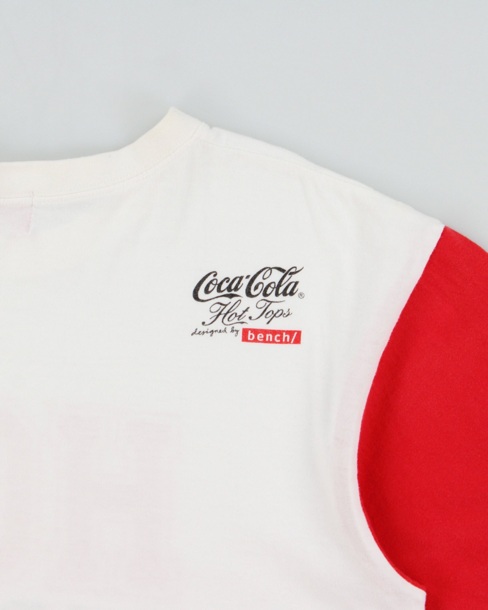 Vintage Y2K 00s Coca Cola Hot Tops By Bench Heavyweight Crewneck Raglan T-Shirt - L