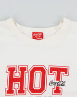 Vintage Y2K 00s Coca Cola Hot Tops By Bench Heavyweight Crewneck Raglan T-Shirt - L