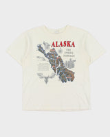 Vintage Alaska The Inside Passage Cream Heavyweight Anvil Crewneck T-Shirt - M