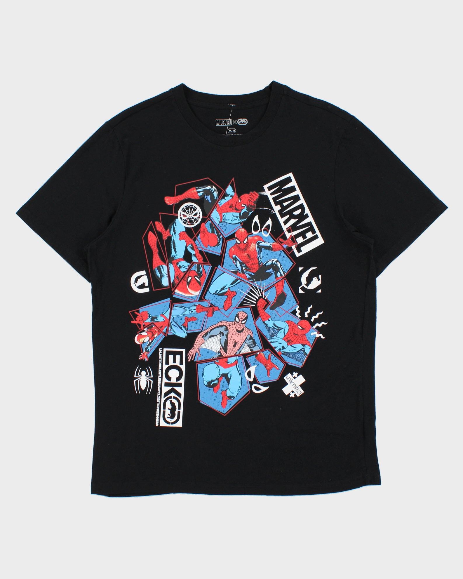 Vintage Marvel x Ecko UNLTD Heavyweight Spiderman Crewneck T-Shirt - M