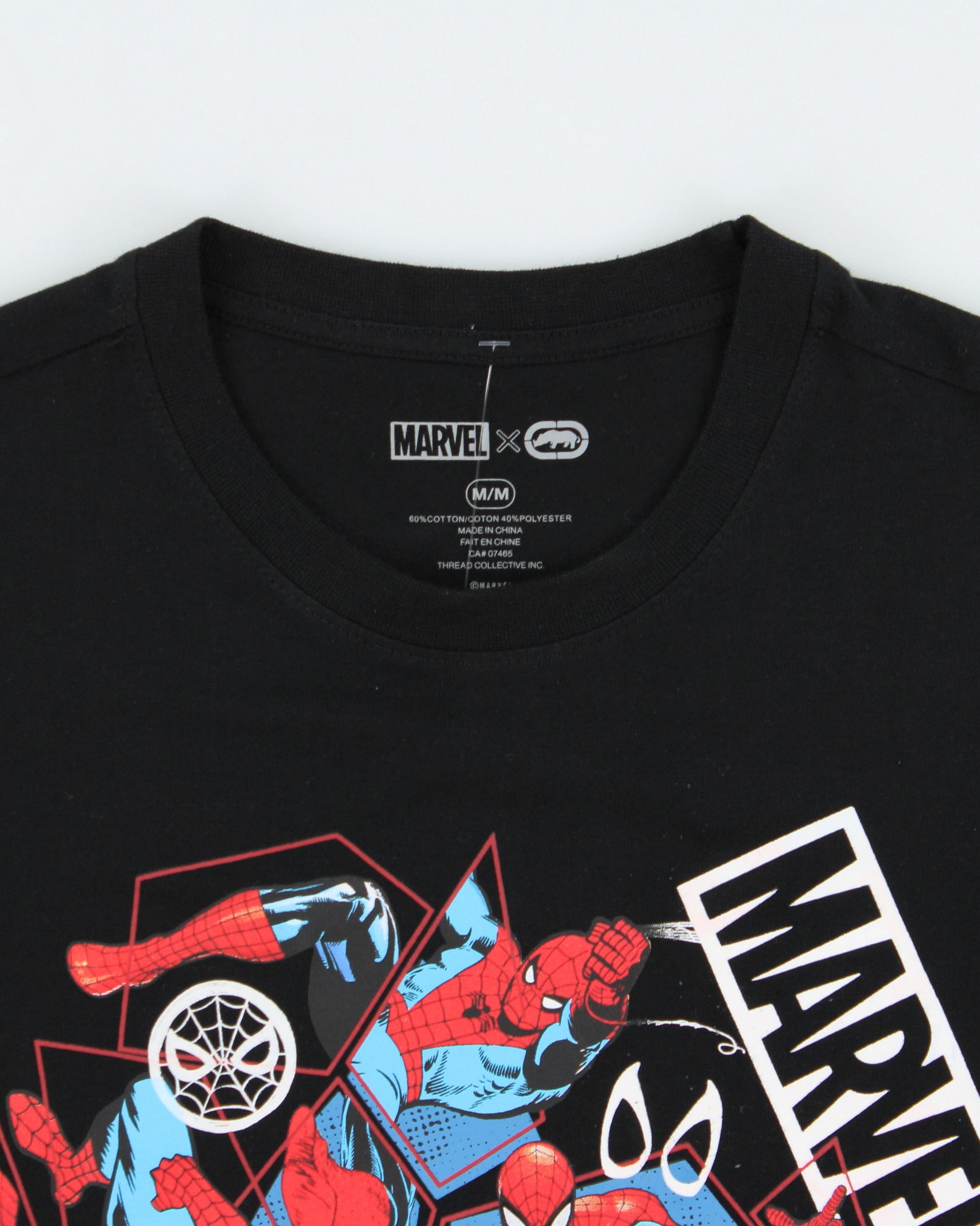 Vintage Marvel x Ecko UNLTD Heavyweight Spiderman Crewneck T-Shirt - M