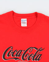 Vintage 2004 Y2K Coca Cola C2 Japan Promo Heavyweight Gildan Ultra Crewneck T-Shirt - L