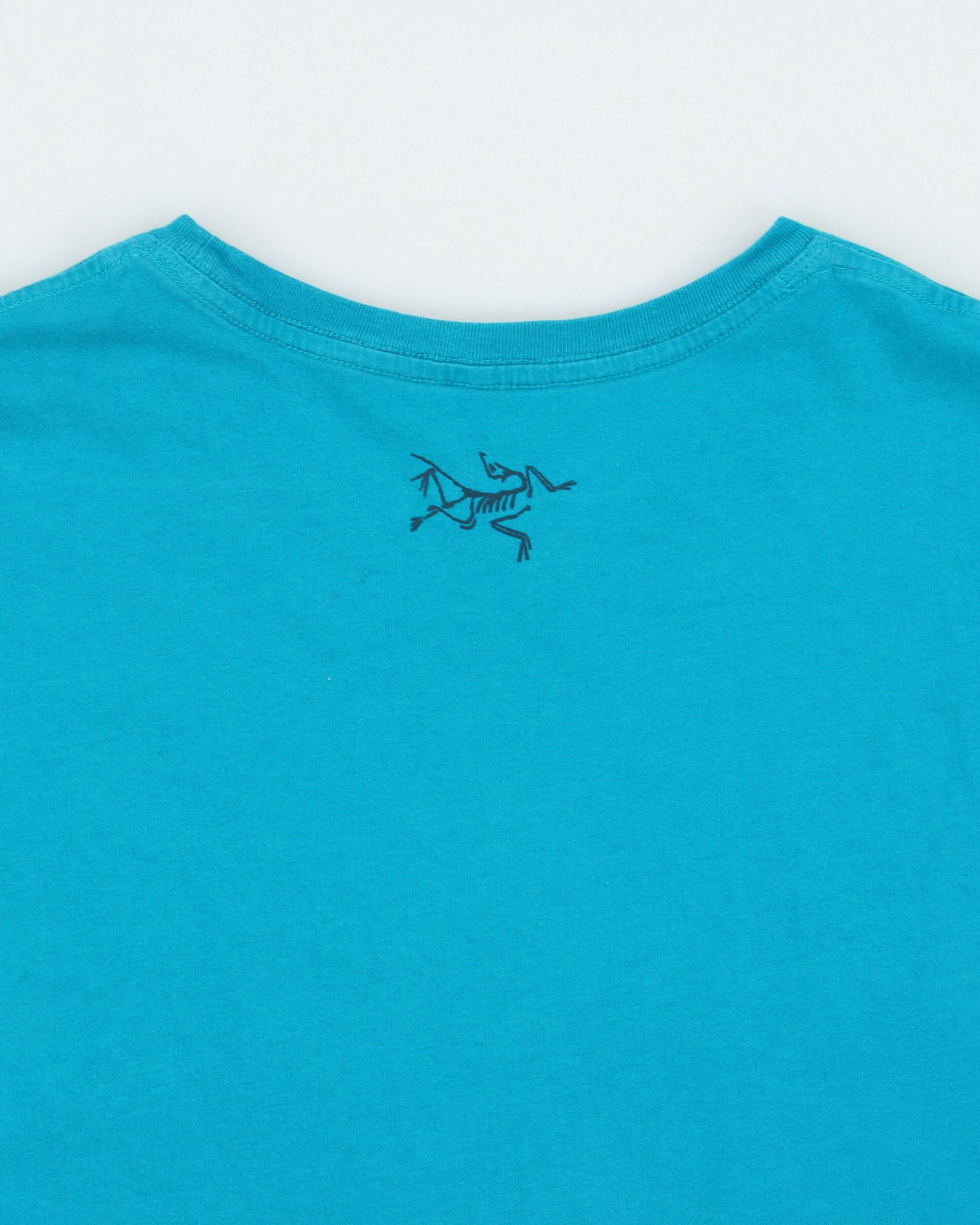 Vintage Arc'teryx Teal 'Macro' Heavyweight Crewneck T-Shirt - M