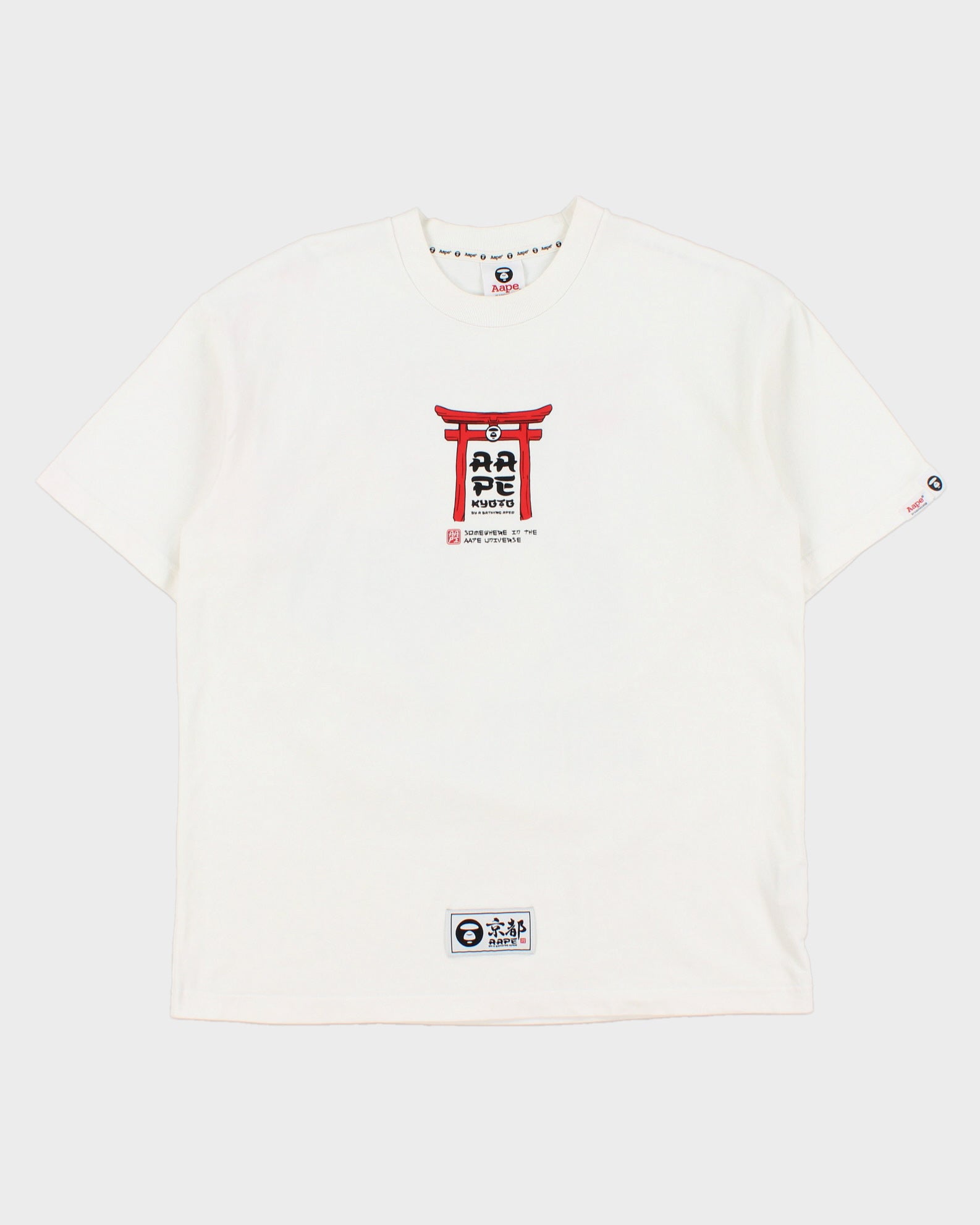 Aape By A Bathing Ape 2019 Kyoto Exclusive Flagship Store Opening Heavyweight Crewneck T-Shirt - M