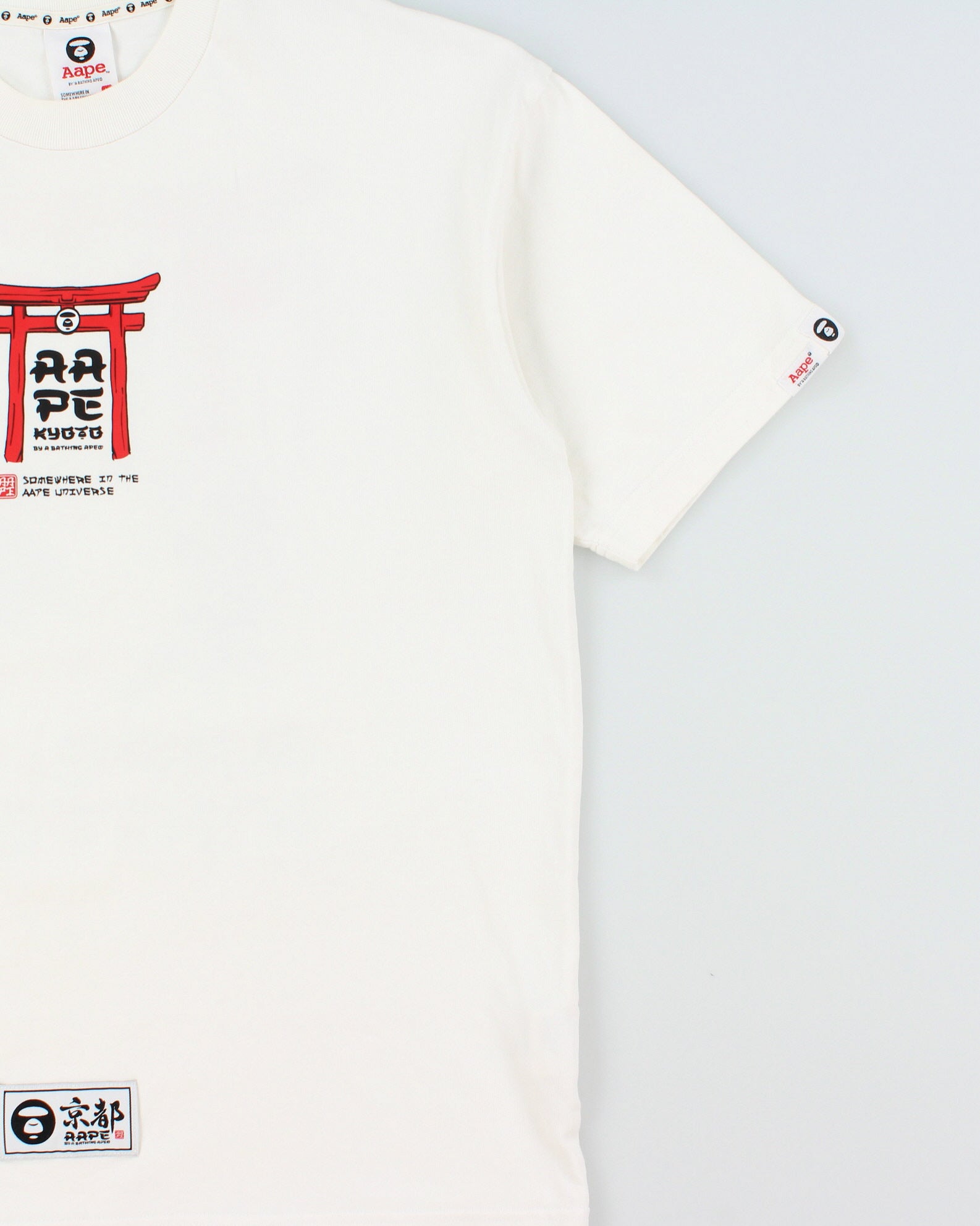 Aape By A Bathing Ape 2019 Kyoto Exclusive Flagship Store Opening Heavyweight Crewneck T-Shirt - M