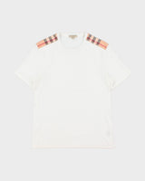 Vintage Y2K 00s Burberry Brit Nova Check Panel Single Stitch Crewneck T-Shirt - S