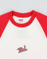 Vintage 2003 Y2K Romeo Nickelodeon Sitcom Heavyweight Embroidered Anvil Crewneck Raglan Baseball T-Shirt - S