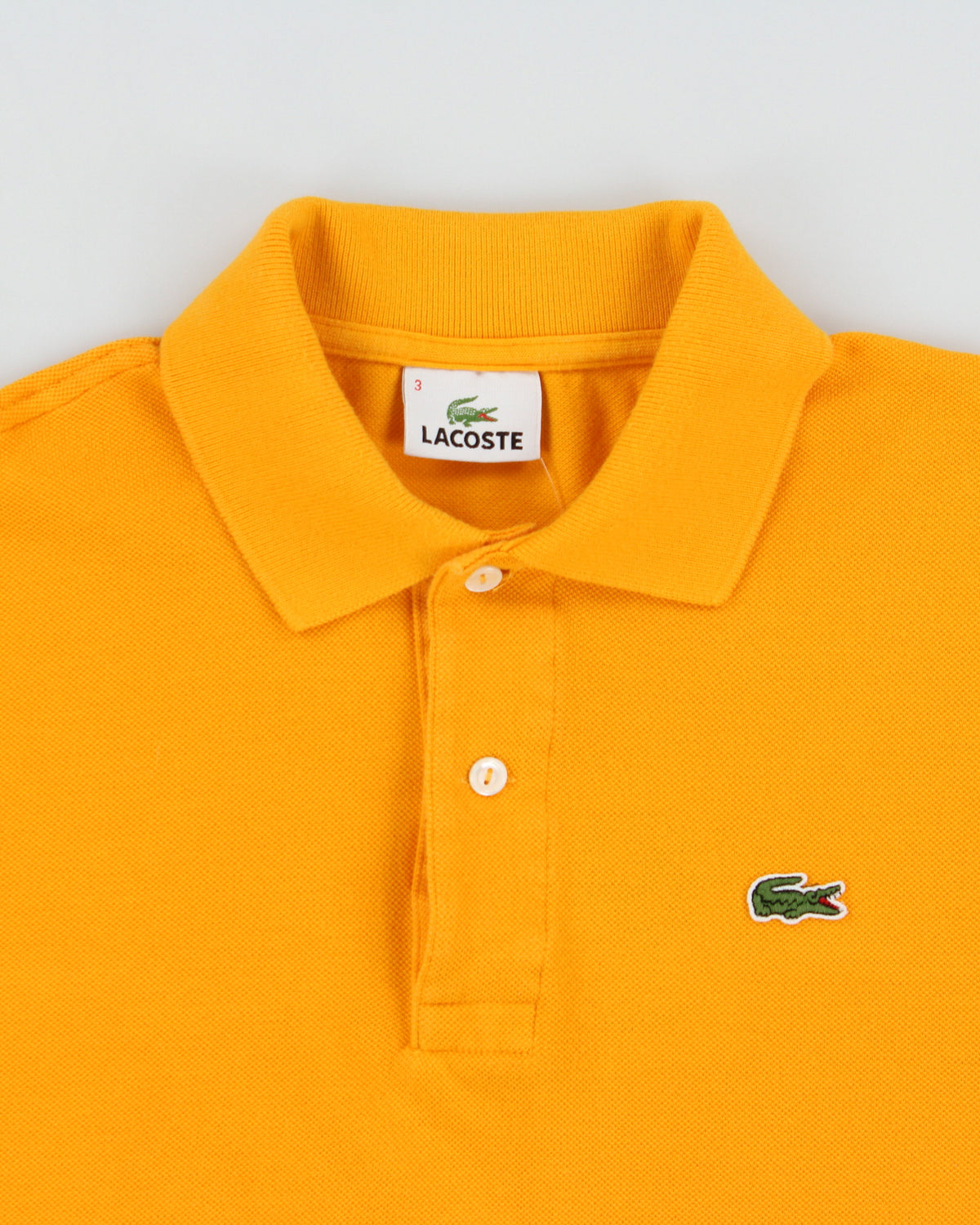 Vintage Y2K 00s Lacoste Mango Croc Pique Short Sleeve Polo Shirt - S