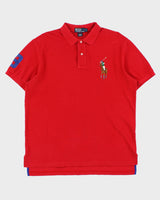 Vintage Y2K 00s Polo Ralph Lauren Big Pony Short Sleeve Polo Shirt - L